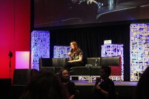 Felicia Day at Denver Comic Con 2017 Smiling 002