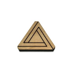 Penrose Triangle Lapel Pin